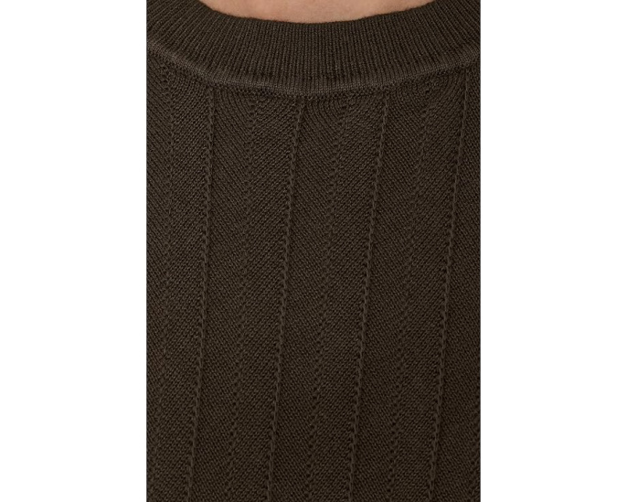 Джемпер Britney Cotton Pointelle Madewell с коротким рукавом