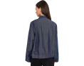 Куртка Eileen Fisher Lightweight Organic Cotton Denim Curved Front джинсовая