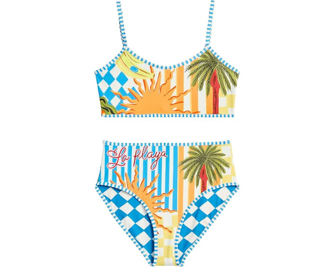 Детский купальник Beach Static Anse для девочек от Maaji Kids с полностью реверсивным принтом