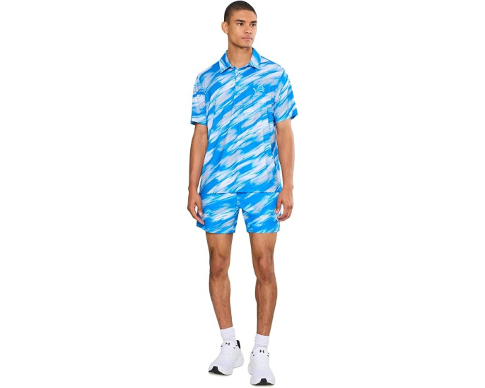The Color Blitz Lions 5.5" (Classic Lined Swim Trunks)