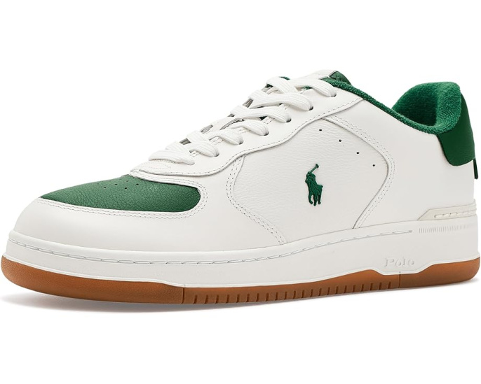 Кожаные кроссовки Polo Ralph Lauren Masters Court с подошвой EVA