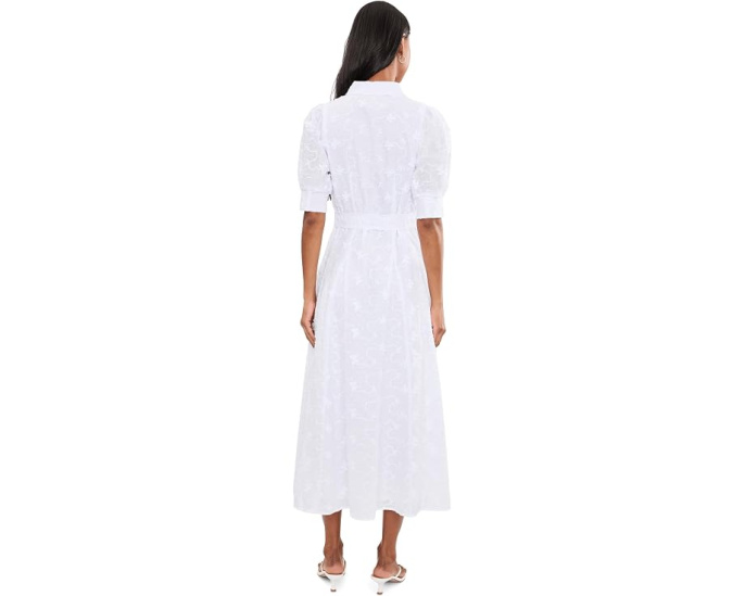 Платье-рубашка миди Larkyn Midi Shirtdress от Lilly Pulitzer с расклешенным подолом