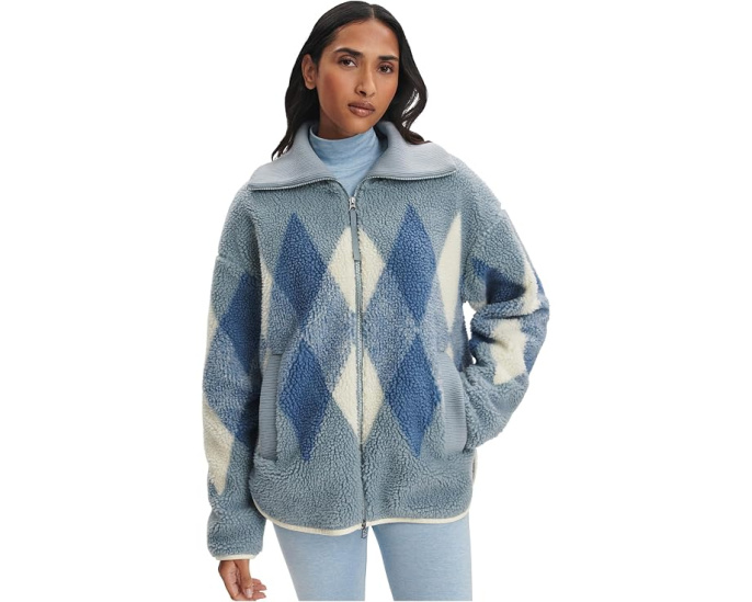 Varley куртка Franca Sherpa Jacket с ромбовидным узором