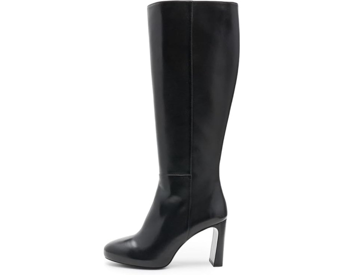 Ботинки Stuart Weitzman Babette Platform на платформе с молнией и квадратным каблуком