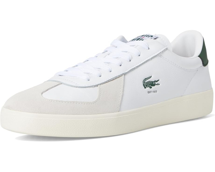 Кроссовки Lacoste Baseshot Pro с верхом из кожи и замши