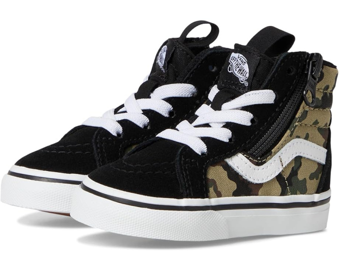Детские высокие кроссовки Vans Sk8-Hi Reissue Side Zip на молнии