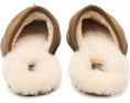Тапочки UGG Scuff с овчинной подкладкой и гладкой кожей