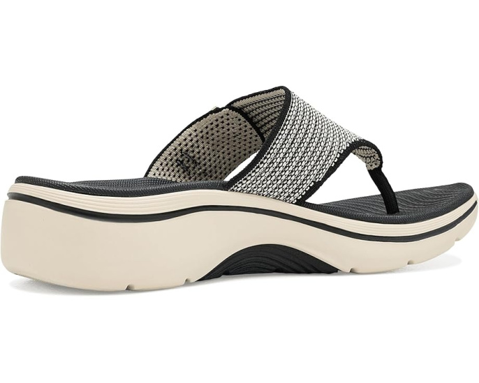 Сандалии SKECHERS GO Walk Arch Fit 2.0 Resort Day с блестками и клиньем