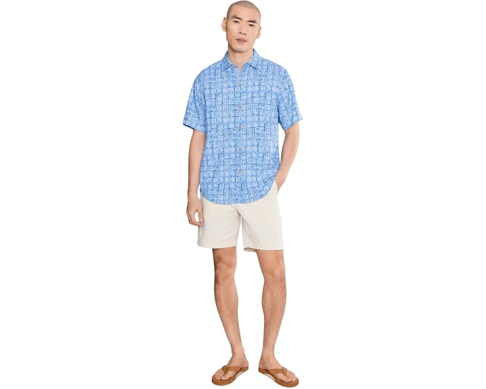 Рубашка Tommy Bahama Coastal Ease Carrico Tiles с узором плитки