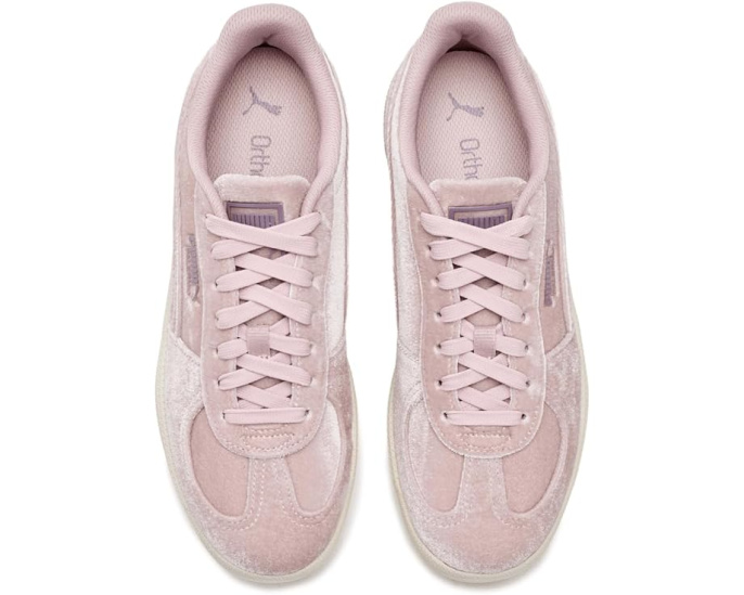 Кроссовки PUMA Palermo Velvet Dream из бархата с классической подошвой