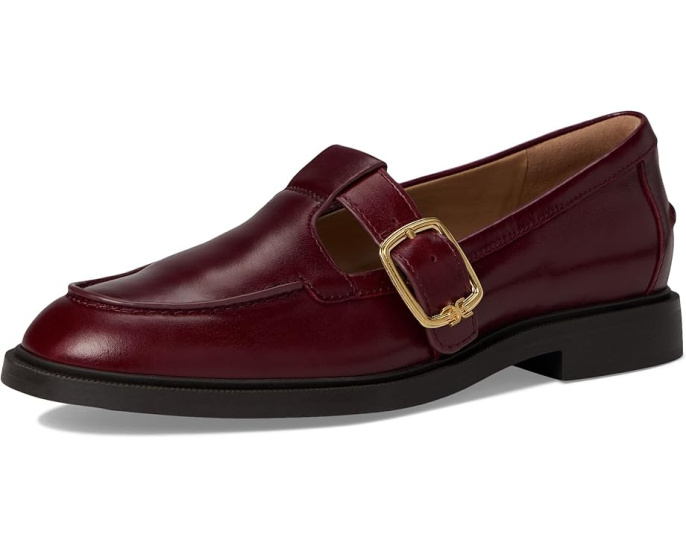 Лоферы Elaina Sam Edelman с Т-образным ремешком и крупной пряжкой