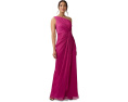 Adrianna Papell Вечернее платье One Shoulder Pleated Draped Starburst с драпировкой на одно плечо
