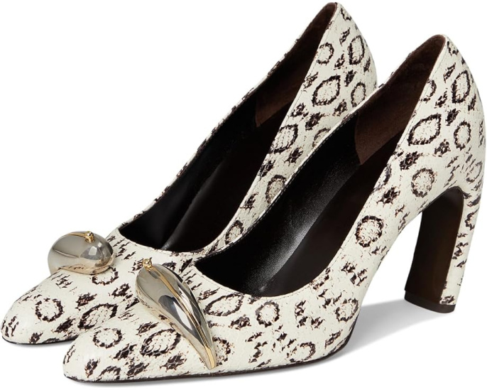 Туфли лодочки Tory Burch Pierced Xl Pumps 90 мм с принтом