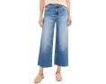 Джинсы AG Jeans Saige с широкими штанинами укороченные