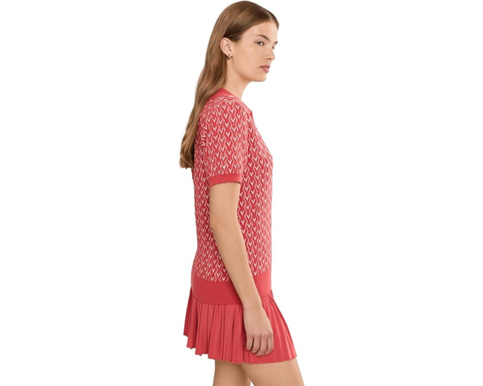 Топ Varley Ezrella Knit с воротником и ребристой отделкой