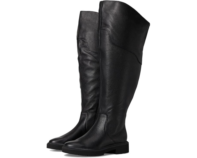 Naturalizer Сапоги Scarlette Extra Wide Calf выше колена на платформе с миндалевидным носком