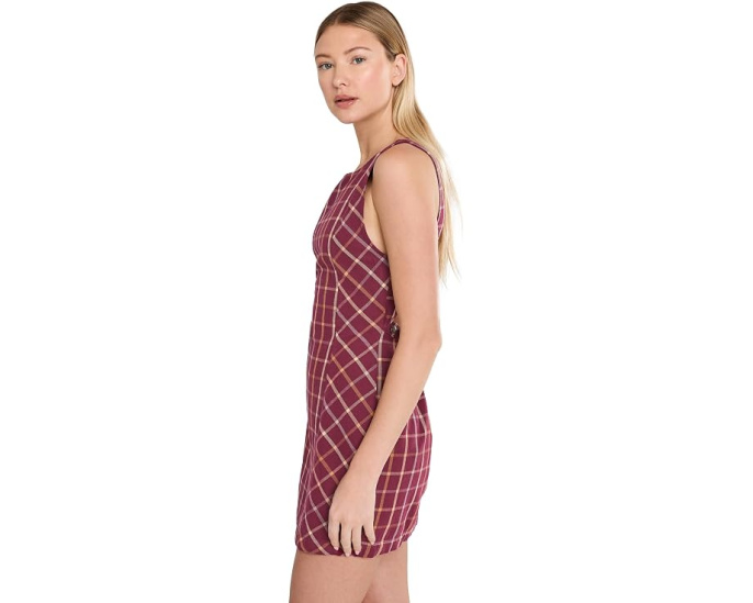 Платье мини клетчатое Atlas Plaid Free People