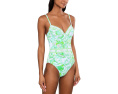 Купальник Lilly Pulitzer Palma с чашками и регулируемыми бретелями