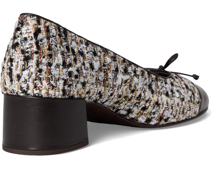 Туфли лодочки Tory Burch Cap-Toe Pumps 45 мм с контрастным носком