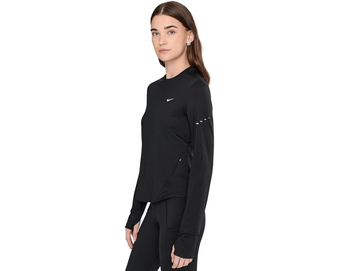 Nike Swift Dri-FIT Ultraviolet беговой лонгслив с круглым вырезом