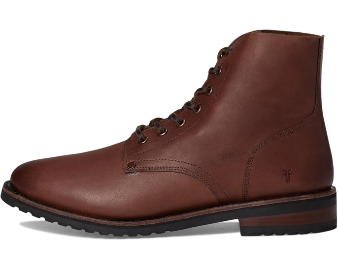Ботинки Barrett Lace Up из винтажной кожи с круглым носком