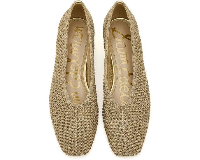 Туфли Sam Edelman Kasey Knit с плетеным верхом из рафии и квадратным каблуком