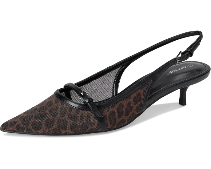 Туфли-лодочки Calvin Klein Simira с ремешком на щиколотке и каблуком kitten heel