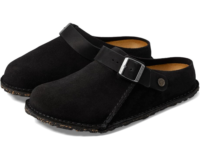 Клоги Birkenstock Lutry 365 из замши со стелькой из пробки