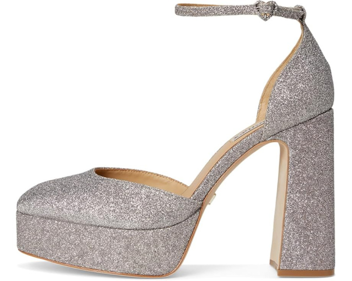 Туфли Jayda на платформе с шелковым верхом и ремешком на щиколотке Badgley Mischka