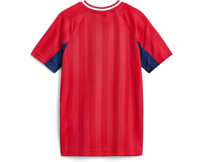 Детская футболка Puma Showtime Pique Soccer 2026 красного цвета