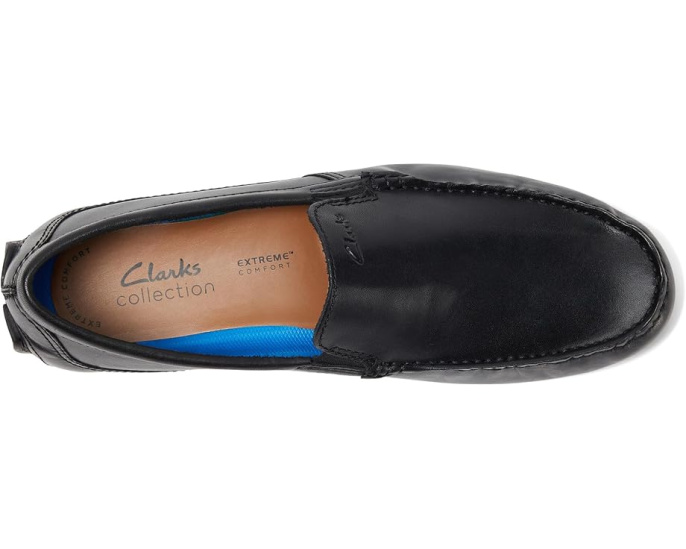 Мокасины Clarks Markman Plain из мягкой кожи с контурной стелькой