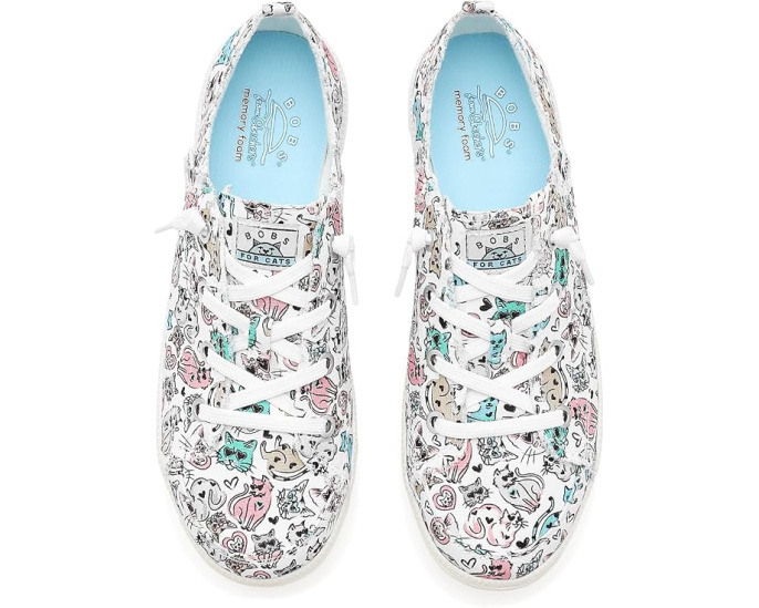 Кроссовки BOBS B Cute 2.0 Kitten Around с принтом кошек
