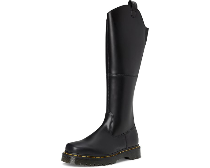 Сапоги Dr. Martens Amaayah Hi Leather Bex Riding до колена на платформе
