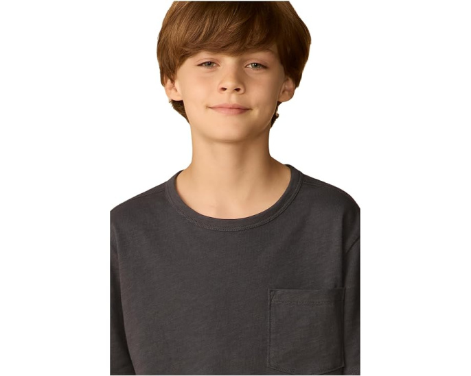 Футболка Faherty kids Sunwashed с нагрудным карманом