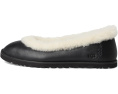 UGG Zora Leather Ballet Flat кожаные балетки на подошве из сахарного тростника
