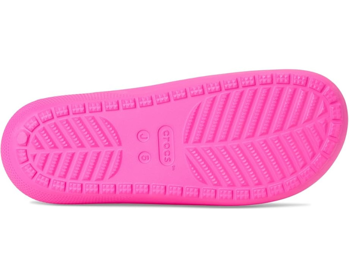 Веганские шлепанцы Crocs Classic Slide V2 для детей с дышащим верхом