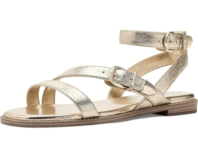 Сандалии Neiko Double Buckle Strappy Flat Vince Camuto с двумя пряжками