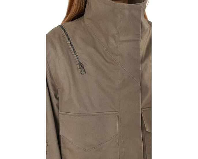 Куртка AllSaints Leighton с воротником-стойкой и молнией