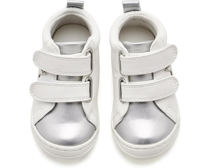 Кроссовки Nina Kids Brinkly-T на липучках белые