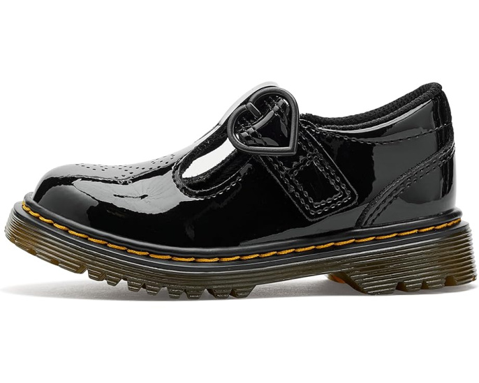 Туфли T-bar Dr. Martens Polley II T для малышей с перфорацией