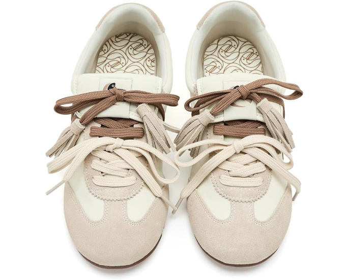 Кроссовки Farm Rio Sneakerina из кожи и замши