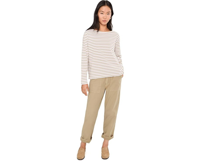 Топ Lilla P Easy Boatneck с лодочкой и полосками
