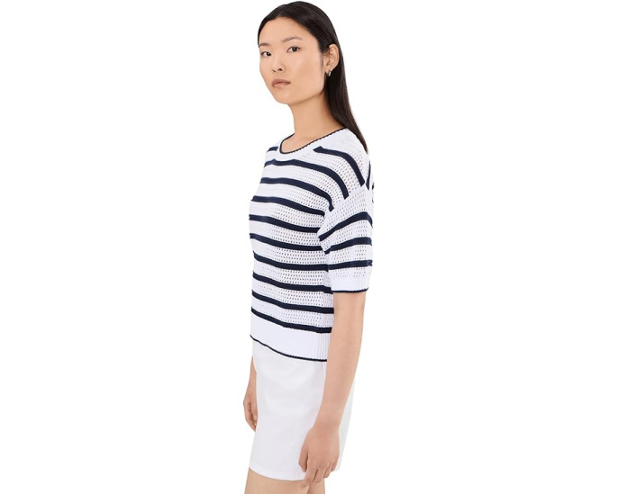 Джемпер Beckham Short Sleeve Stripe полоска Splendid