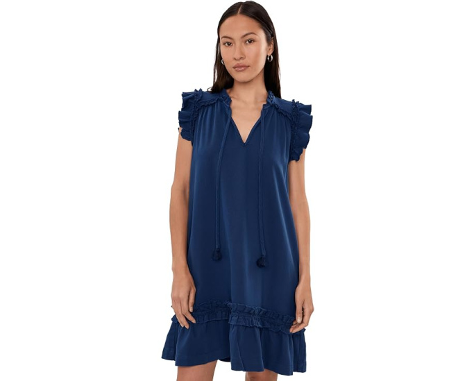Платье Petite Flutter Sleeve Ruffled от Liverpool Los Angeles с воланами
