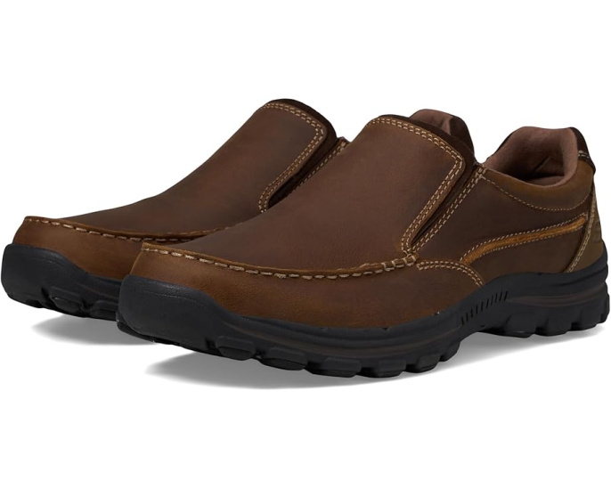 Мокасины SKECHERS Relaxed Fit Braver - Rayland с гелевой стелькой Memory Foam