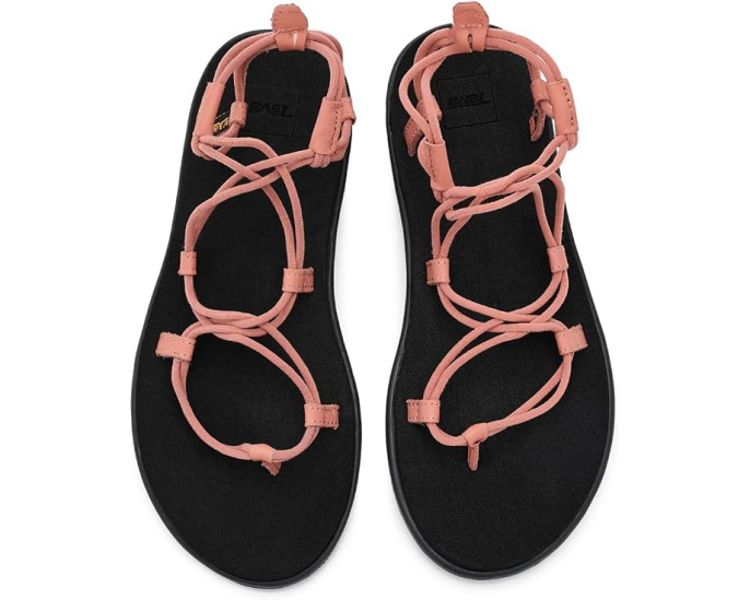 Сандалии Teva Voya Infinity с эластичными шнурками и стелькой Mush