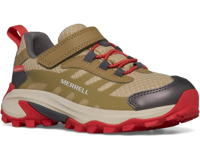 Низкие треккинговые кроссовки Merrell Moab Speed 2 Low A/C Waterproof для детей