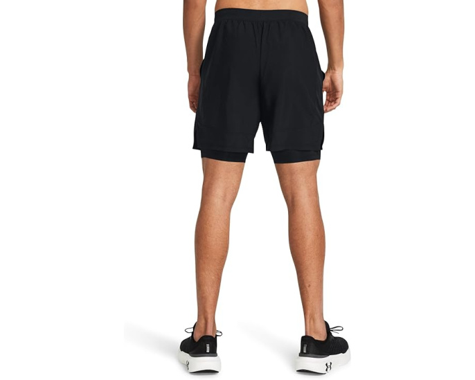 Under Armour Launch Run 7" 2-in-1 Shorts с компрессионным слоем
