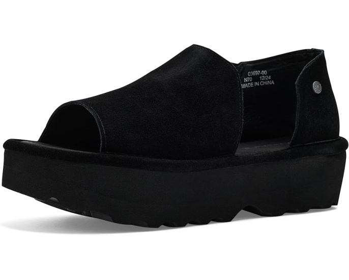 Бренд Bearpaw сандалии Sail на платформе с замшевым верхом