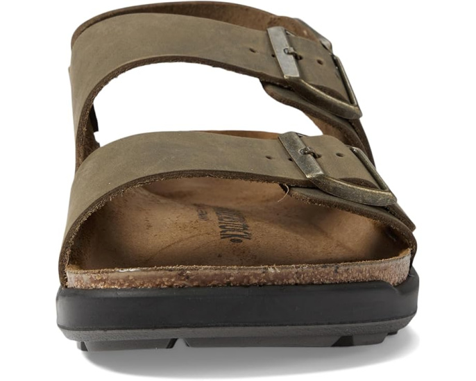 Сандалии Birkenstock Milano Rugged с пробковой стелькой и ремешками